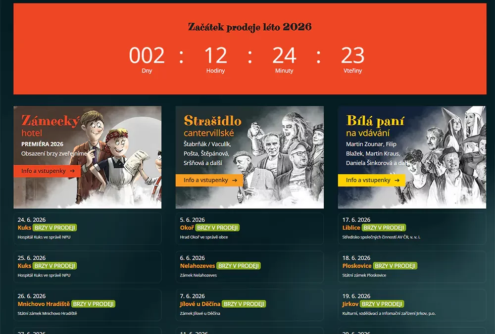 Začátek prodeje na sezónu 2026: odpočítávání běží!