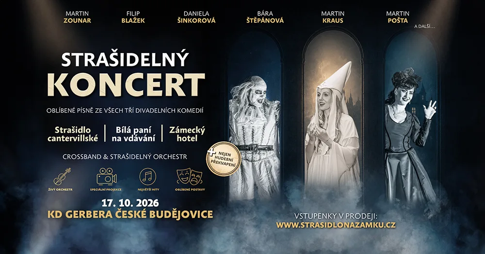 Strašidelný koncert v KD Gerbera